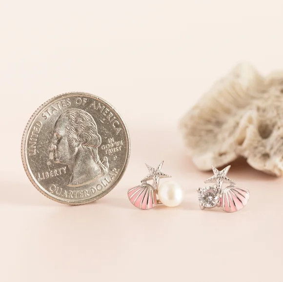 Ocean Treasures Studs (S925) - Only 3 left! - Picture 6 of 7